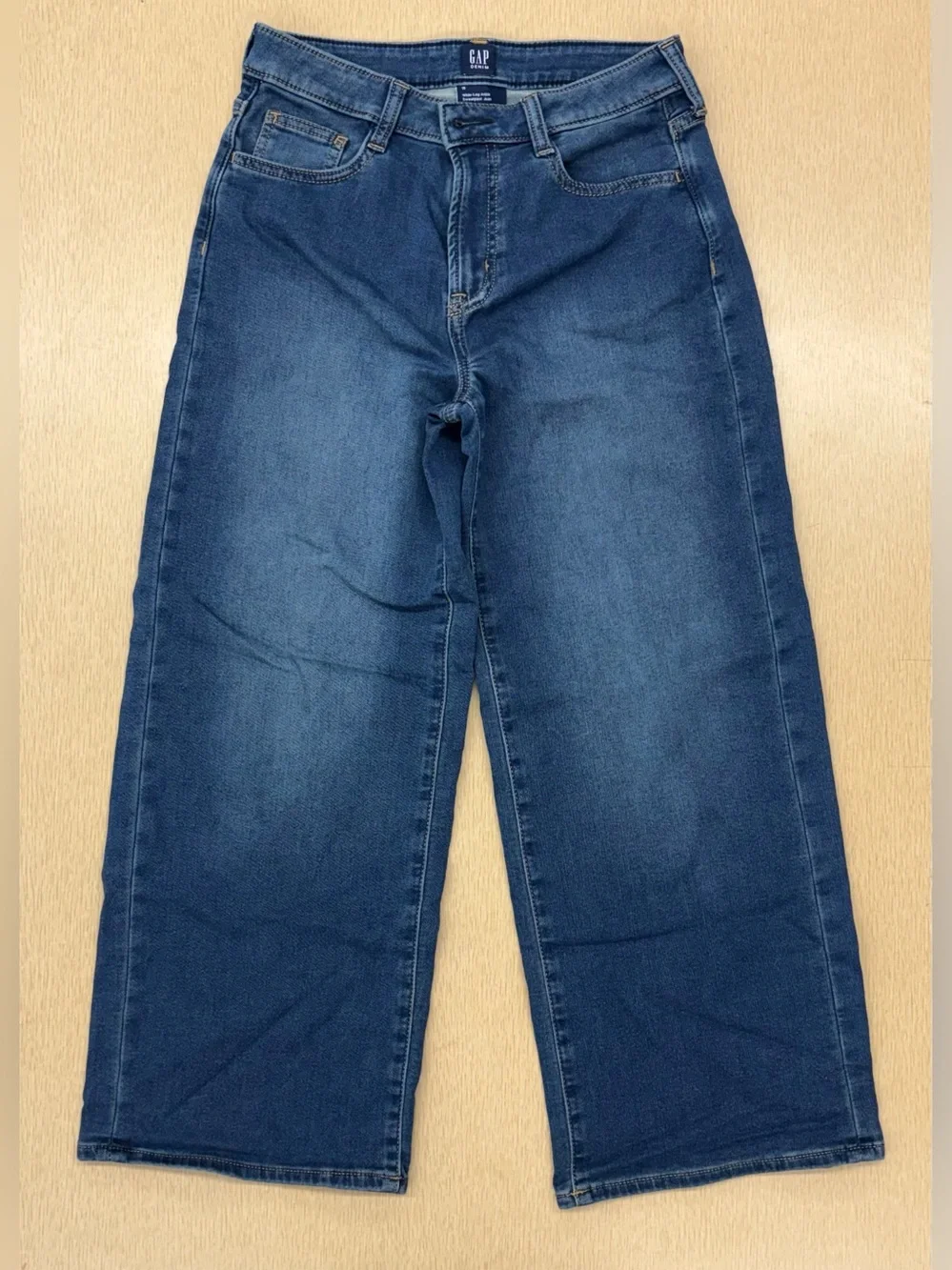 GAP wide leg ankle sweatpant jean
